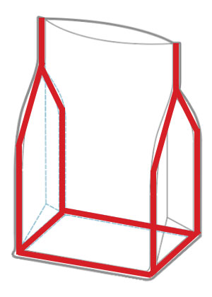 8 side seal side gusset pouch